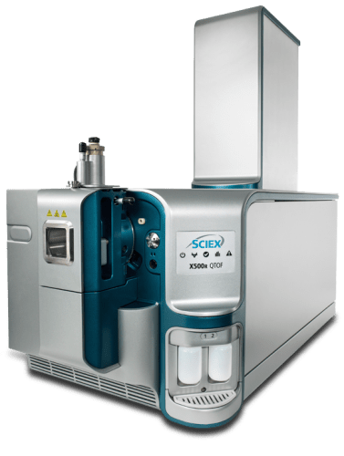 Sciex kvadrupolinė lėkio trukmės masių spektrometrijos sistema X500R